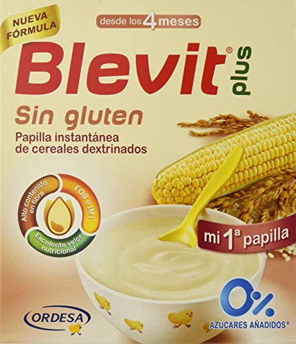 Blevit Plus, Cereales para bebé , sin gluten - 600 gr