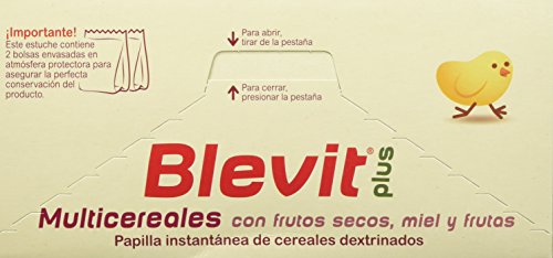 Blevit Plus Multicereales con Frutos Secos - Paquete de 2 x 300 gr - Total: 600 gr