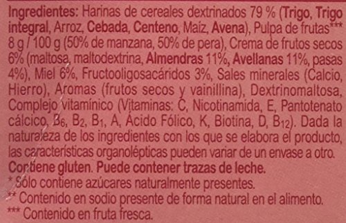 Blevit Plus Multicereales con Frutos Secos - Paquete de 2 x 300 gr - Total: 600 gr