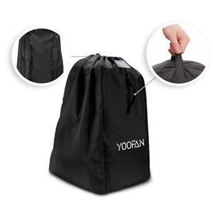 Bolsa Transporte Silla Paseo - Impermeable Bolsa de Transporte Cochecito Bebé Universal para Viajes Aéreos con Ventana de Identificación, Correa de Asa y Correa para el Hombro,Perfecta para Cochecito