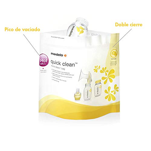 Bolsas de esterilización reutilizables Quick Clean, Medela