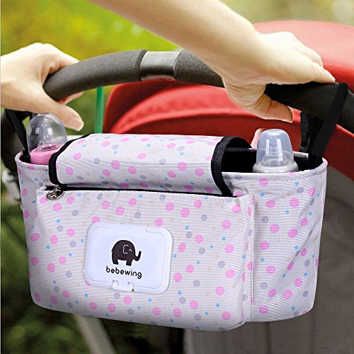 Bolso Carro Bebé, Bebé Bolso de bolsa de almacenamiento bolsa de pañales para Impermeable Infantil