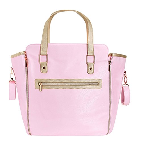 Bolso MAYORAL Panera Polipiel ROSA y DORADO Charms