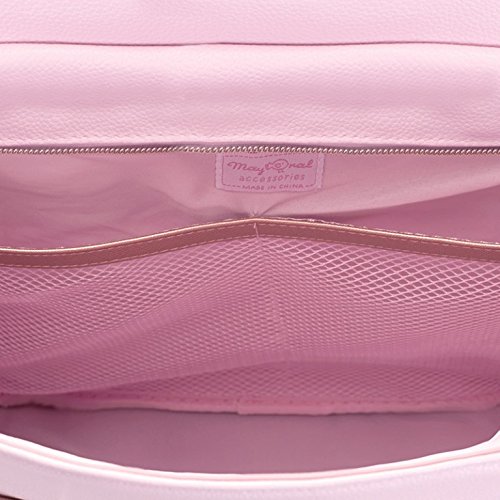 Bolso MAYORAL Panera Polipiel ROSA y DORADO Charms