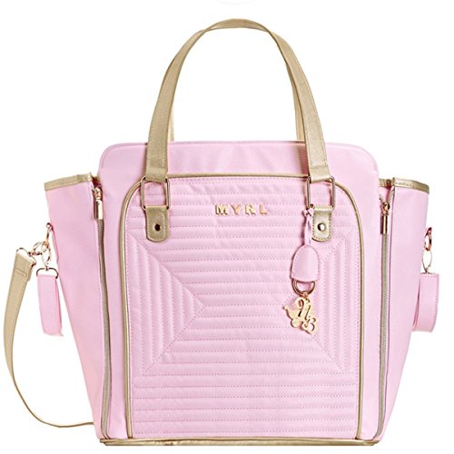 Bolso MAYORAL Panera Polipiel ROSA y DORADO Charms