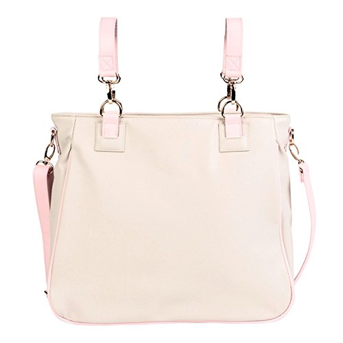 Bolso Panera MAYORAL Polipiel BEIGE Y ROSA