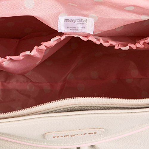 Bolso Panera MAYORAL Polipiel BEIGE Y ROSA