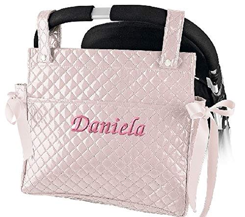 Bolso Talega Lactancia PERSONALIZADA Plastificada para carro - Nombre bebé bordado - mibebestore