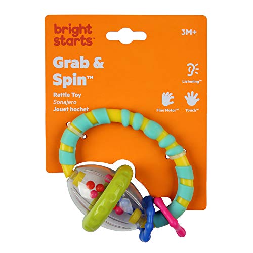 Bright Starts Grab and Spin - Juguete dentición, unisex