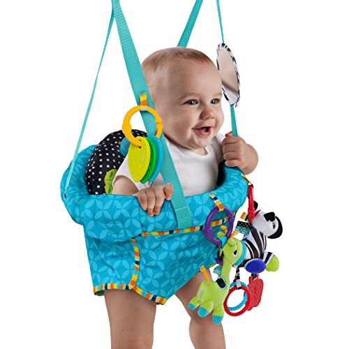 Bright Starts, Saltador de Puerta Bounce ’N Spring Deluxe™, Azul