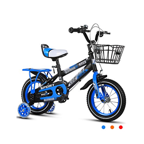 Brilliant firm Bicicletas Bicicletas para niños 2-3-4-6-7-8 años bebé 12-14-16-18 Pulgadas Carro de bebé certificación 3C Coche Infantil (Color : Blue, Size : 12 Inches)