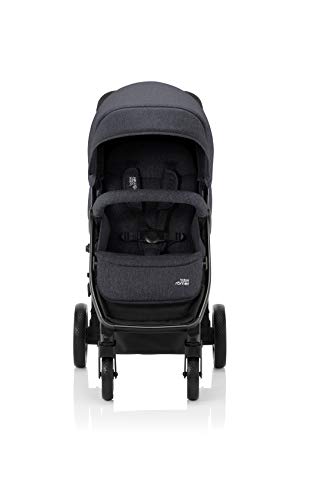 Britax Römer Cochecito de Bebe 3 en 1 Nacimiento - 4 años, hasta 22kg, B-AGILE M, Black Shadow