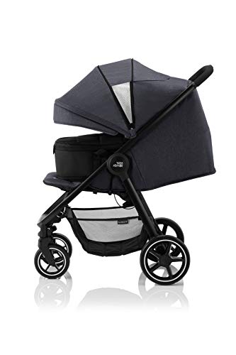 Britax Römer Cochecito de Bebe 3 en 1 Nacimiento - 4 años, hasta 22kg, B-AGILE M, Black Shadow