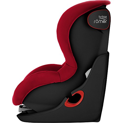 Britax Römer KING II - Silla de coche grupo 1 (9 - 18 kg),  color BLACK SERIES Flame Red