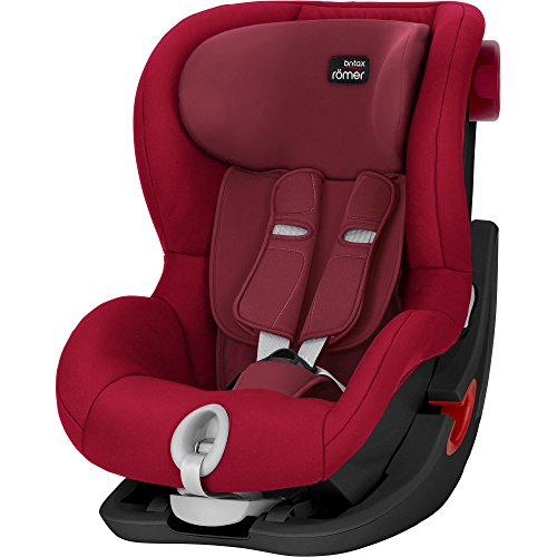 Britax Römer KING II - Silla de coche grupo 1 (9 - 18 kg),  color BLACK SERIES Flame Red