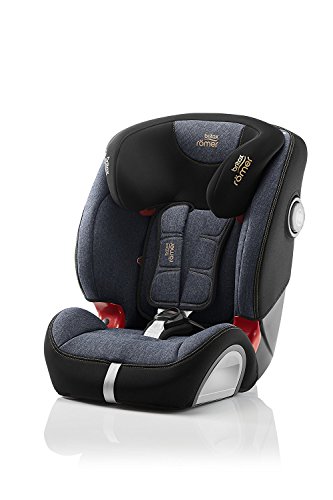 Britax Römer Silla de coche 9 meses - 12 años, 9 - 36 kg, EVOLVA 1-2-3 SL SICT, ISOFIX, Grupo 1/2/3, Blue Marble