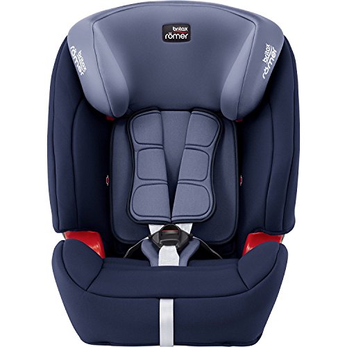 Britax Römer Silla de coche 9 meses - 12 años, 9 - 36 kg, EVOLVA 1-2-3 SL SICT, ISOFIX, Grupo 1/2/3, Moonlight Blue