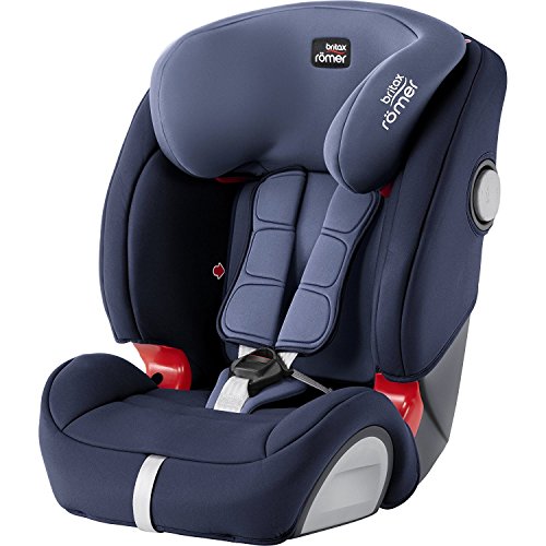 Britax Römer Silla de coche 9 meses - 12 años, 9 - 36 kg, EVOLVA 1-2-3 SL SICT, ISOFIX, Grupo 1/2/3, Moonlight Blue