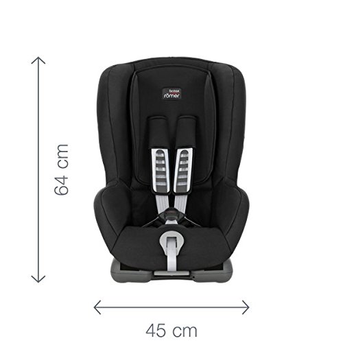 Britax Römer Silla de coche 9 meses - 4 años, 9 - 18 kg, DUO PLUS Grupo 1, Cosmos Black