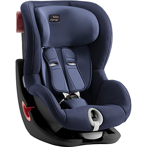 Britax Römer Silla de coche 9 meses - 4 años, 9 - 18 kg, KING II BLACK SERIES Grupo 1, Moonlight Blue