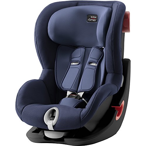 Britax Römer Silla de coche 9 meses - 4 años, 9 - 18 kg, KING II BLACK SERIES Grupo 1, Moonlight Blue