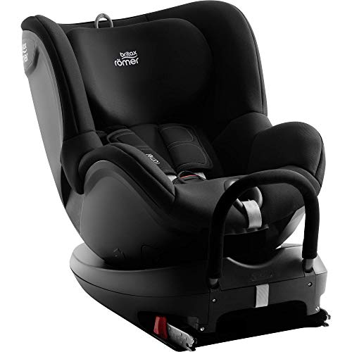 Britax Römer Silla de coche Nacimiento - 4 años, hasta 18 kg, DUALFIX2 R, ISOFIX, Grupo 0+/1, Cosmos Black