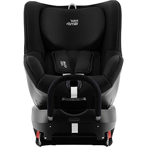 Britax Römer Silla de coche Nacimiento - 4 años, hasta 18 kg, DUALFIX2 R, ISOFIX, Grupo 0+/1, Cosmos Black