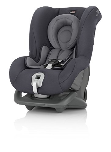 Britax Römer Silla de coche Nacimiento - 4 años, hasta 18 kg, FIRST CLASS PLUS Grupo 0+/1, Storm Grey