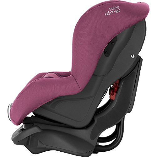 Britax Römer Silla de coche Nacimiento - 4 años, hasta 18 kg, FIRST CLASS PLUS Grupo 0+/1, Wine Rose