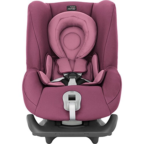 Britax Römer Silla de coche Nacimiento - 4 años, hasta 18 kg, FIRST CLASS PLUS Grupo 0+/1, Wine Rose