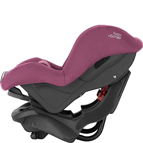 Britax Römer Silla de coche Nacimiento - 4 años, hasta 18 kg, FIRST CLASS PLUS Grupo 0+/1, Wine Rose