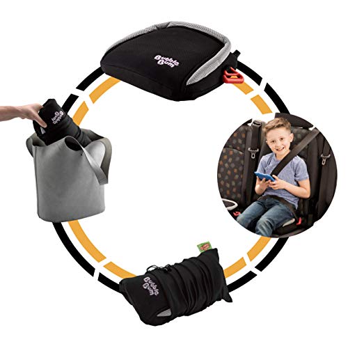 BubbleBum - Asiento Elevador de Coche Inflable para Niños, Grupo 2/3, Negro