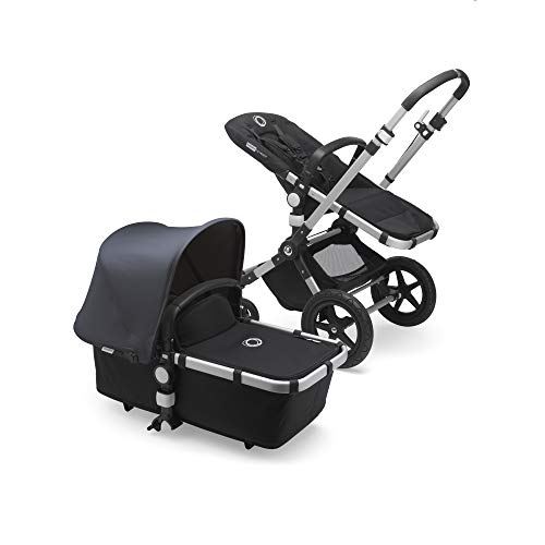 Bugaboo Cameleon 3 Plus, Cochecito y Silla de Paseo 2 en 1, Negro/Steel Blue