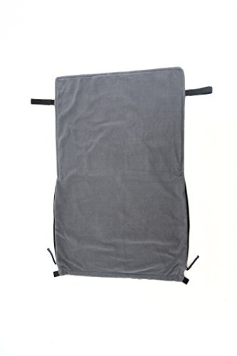 BundleBean - GO - Saco universal para cochecitos, sillas y portabebés - Impermeable - Diseño de elefantes - Gris