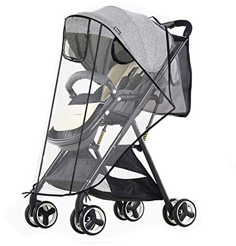 Burbuja de Lluvia Protectore Cubierta contra Lluvia y Viento Impermeable para Silla de Paseo de Bebé y Carrito (style-02)