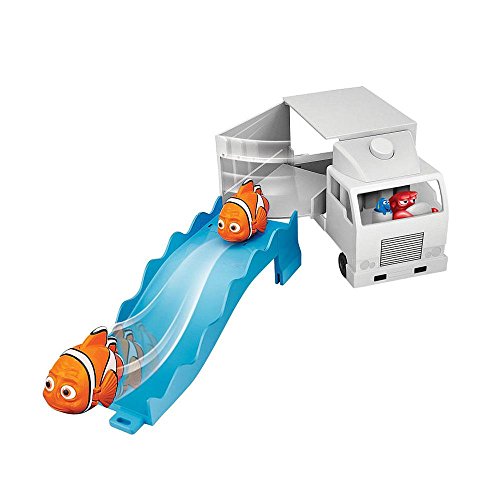 Buscando a Dory - Playset con acción: Camión de Hank, Color Blanco (Bandai 36455)