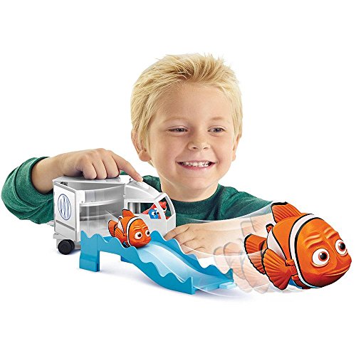 Buscando a Dory - Playset con acción: Camión de Hank, Color Blanco (Bandai 36455)