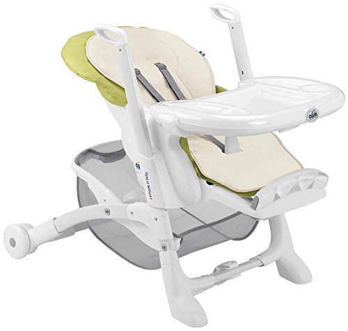 Cam S2400 C222 Silla silla para niño/bebe - sillas para niño/bebe (Silla, Verde, Acero inoxidable, Color blanco, Imagen, Asiento acolchado, Lavado de manos, N 14988-1/2 - EN12790 EN 71 directive 2005/84/CE)