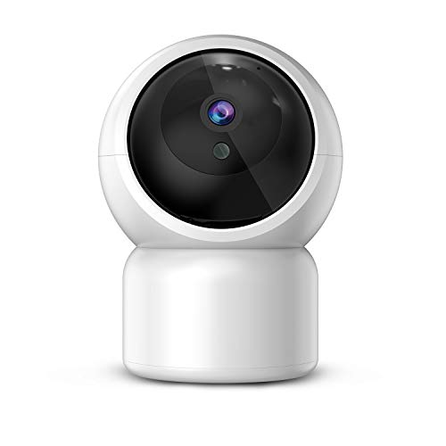 Cámara Bebé 1080P Cámara IP, JUMPER Cámara de Seguridad Wlan Pan/Tilt ONVIF IP Cam P2P Cámara de Red Monitor de Bebé Audio de 2 Vías la Visión Nocturna Detección de movimiento