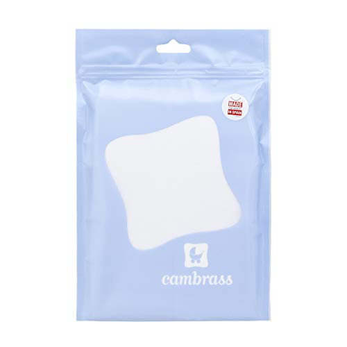 Cambrass - Body blanco de 100% algodón, talla: 74cm