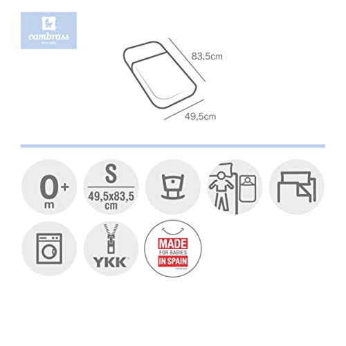 Cambrass Saco de minicuna I/v 49.5x83.5 cm Astra
