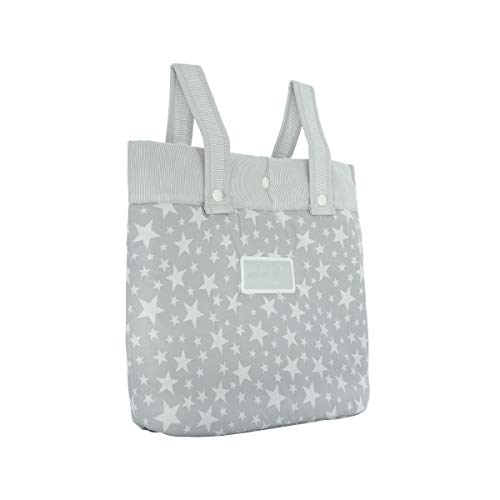 Cambrass Star - Bolso maternal panadera para carro bebe, color gris