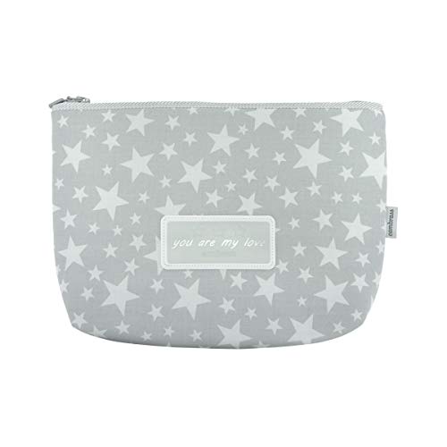 Cambrass Star Star You Are My Love Bolso Maternal de Aseo, 6 x 28 x 20 cm, Gris (Grey)