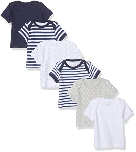 Care 550228 Camiseta, Azul (Dark Navy 778), 80, Pack de 6