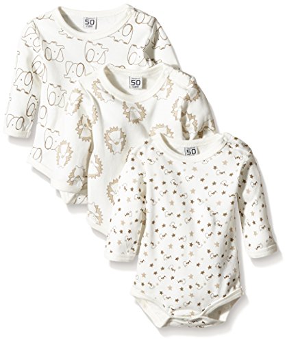 Care Body Bebé-Niños pack de 3 Marfil (Offwhite 200) 0 mese (Talla del fabricante: 50)