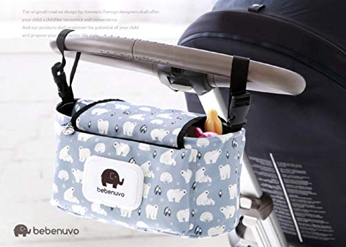 Carro Bebé Bolso de bolsa de almacenamiento bolsa de pañales para Impermeable Infantil