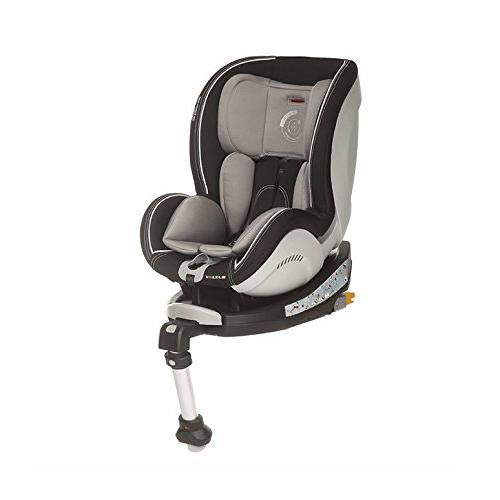 Casualplay Volta Fix, Silla de coche grupo 0+/1 Isofix, gris/negro