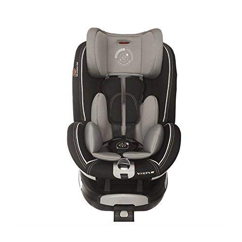 Casualplay Volta Fix, Silla de coche grupo 0+/1 Isofix, gris/negro