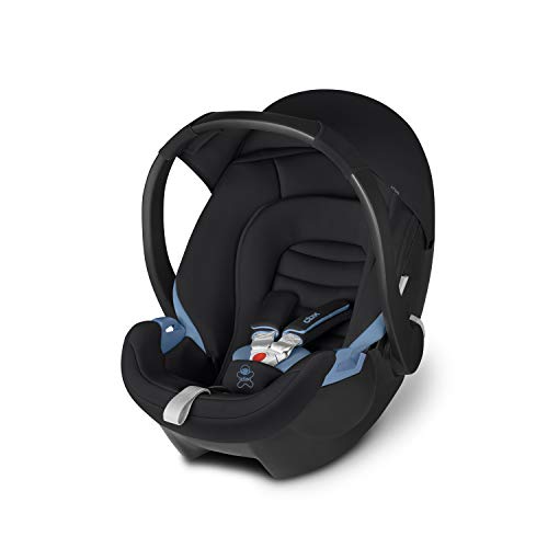 CBX Aton - Portabebé grupo 0+ (0-13kg), desde el nacimiento hasta aprox. 18 meses, color Cozy Black