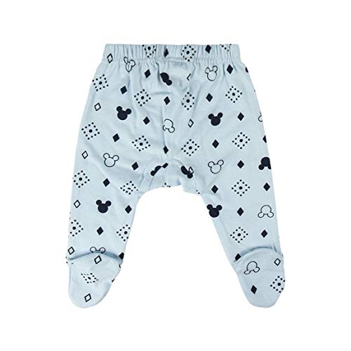 Cerdá Conjunto Ropa Disney Bebe de Mickey Mouse Juego de Pijama, Azul Claro, 0 Meses para Bebés